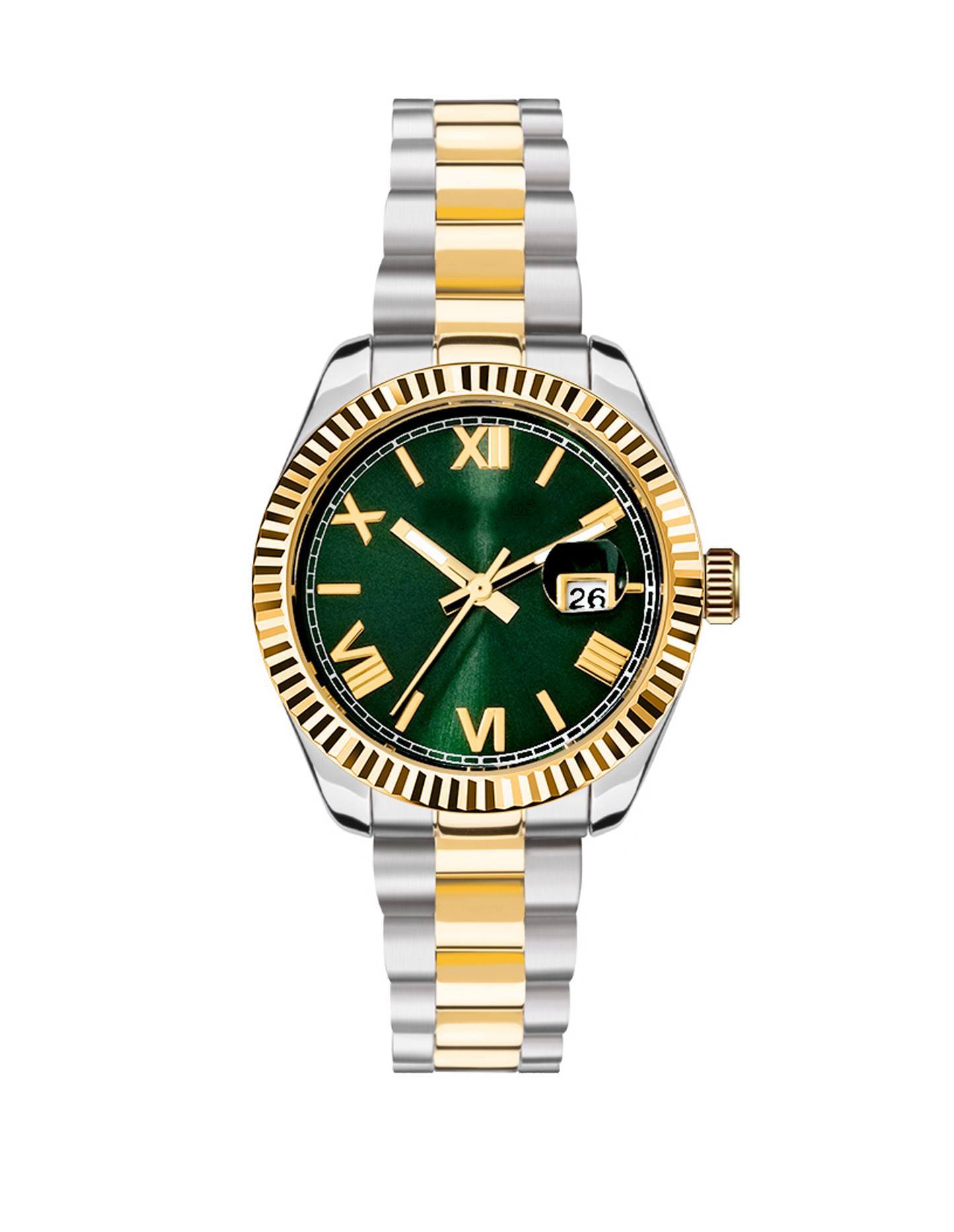 Alloy Case Solid SS Band Datejust Watch